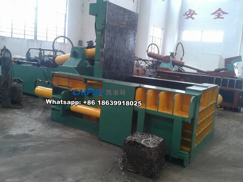 Y81T-160 Kihúzható hidraulikus fémhulladék bálázó